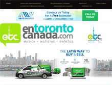 Tablet Screenshot of entorontocanada.com